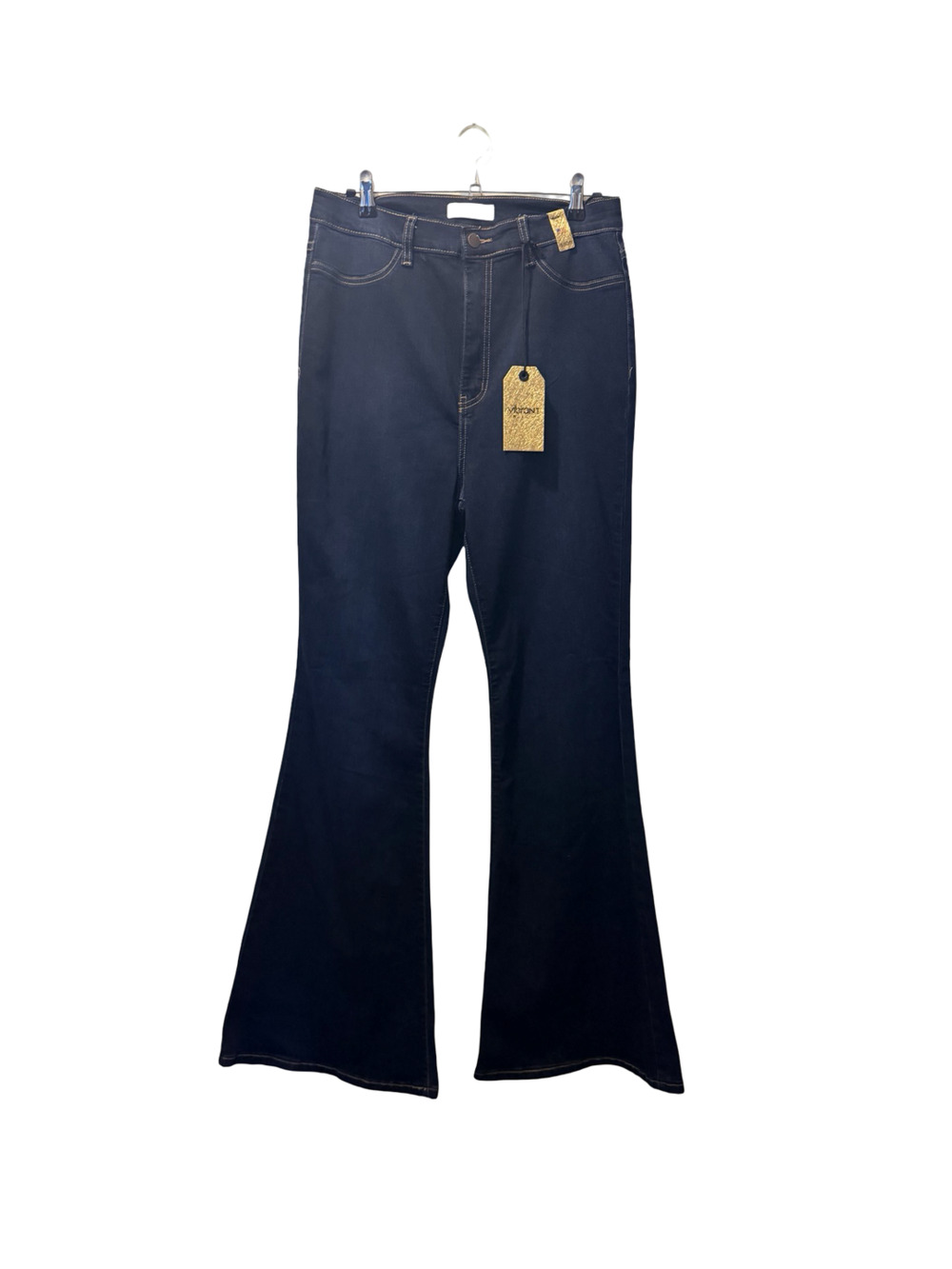 Vibrant M.I.U. Dark Stone High Rise Flare Jeans Size 15/31
